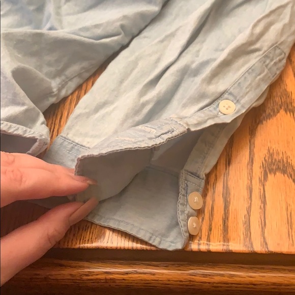 Cotton “denim” button down - Picture 5 of 5